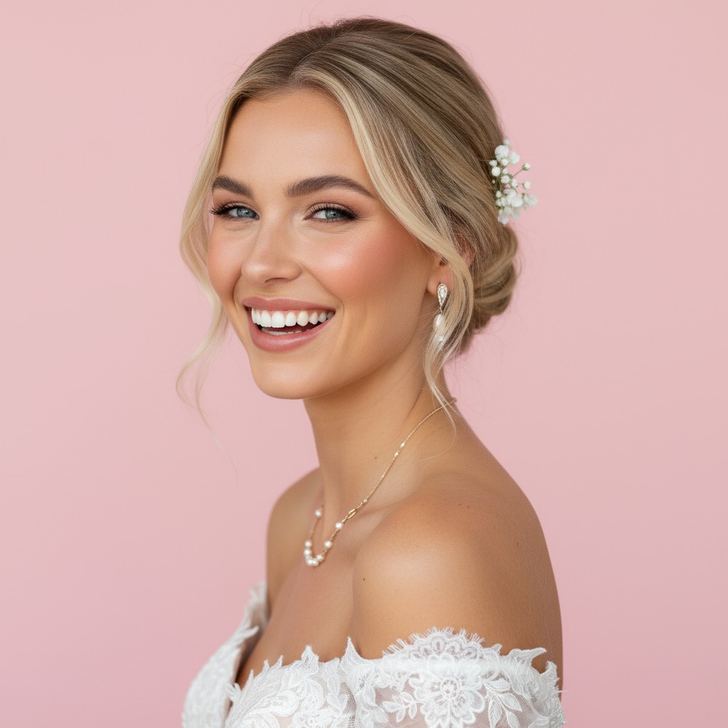 Low Bun For Wedding Ideas